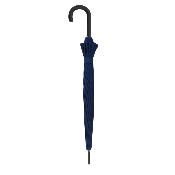Grand parapluie de golf avec poignée courbée - 113 cm de diamètre pour une grande protection - 16 baleines - Bleu marine