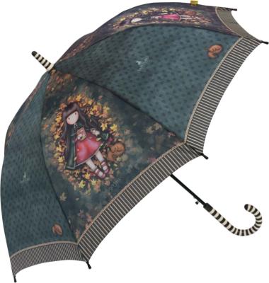 Gorjuss Parapluie long pour adolescents à ouverture automatique - Multicolour