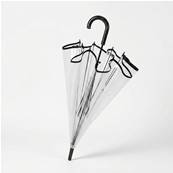 Parapluie Transparent Cloche Femme - Ouverture Automatique