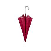 Parapluie long pour femme - Ouverture automatique - Protection Extra Large 112 cm - Bordure réfléchissante - Motif à carreaux rouge