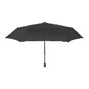 Mini parapluie pliant pour homme - Ultra compact et plat - Système d'ouverture automatique - Noir
