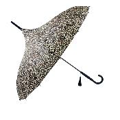 Parapluie long pour femme - Parapluie pagode - Imprimé léopard