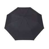Parapluie pliant unisexe - Ouverture automatique - Résistant au vent - Poignée en caoutchouc - Noir