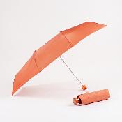 Parapluie pliant carré pour femmes - Grande toile de 102 cm - Résistant au vent - Adapté à 2 personnes - Pêche corail