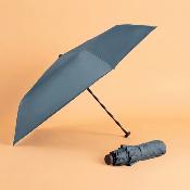 Parapluie pliant ultraléger et slim pour femmes - Résistant au vent - Avec protection UV - Violet