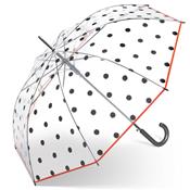 Parapluie cloche transparente pour femme - Pois