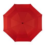 Parapluie droit de golf - rouge - toile recyclée