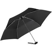 Mini Parapluie pliant ultra fin pour Homme et Femme - Parapluie Ultre léger de 143 GR - Résistant au vent - Noir