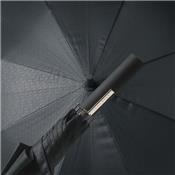 Parapluie de golf Hugo Boss pour homme - Ouverture automatique - Diamètre 130 cm - Gris
