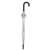 Parapluie cloche - Ouverture Automatique - Parapluie transparent avec bordure argentée