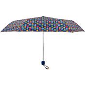 Parapluie pliant femme - Parapluie Compact de 24 CM - Bleu avec imprimé CHAT - reduced