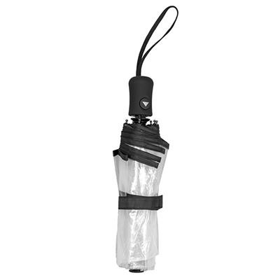 Parapluie Pliant Automatique Transparent - Léger, Compact, Résistant Au Vent, Idéal Pour Voyage Et Quotidien