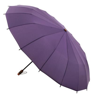 Parapluie pliant femme Vogue - Résistant au vent - 16 baleines - Violet