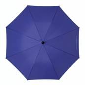 Grand parapluie automatique - Résistant au vent - Avec poignée courbée - Bleu Cobalt