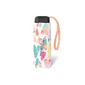 Parapluie plat pliable ultra compact & léger - ultra mini pour femme - Coeurs aquarelles