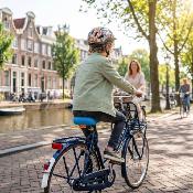 Housse de selle de vélo - Bleu brillant Uni