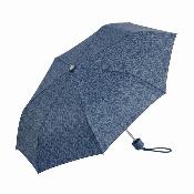 Mini parapluie pliant pour femmes - UVP 50+ Protection - Ultra-léger et compact - Imprimé style léopard - Bleu