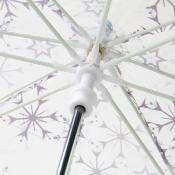 Parapluie enfant transparent - Parapluie fille - Poignée bleue - Elsa