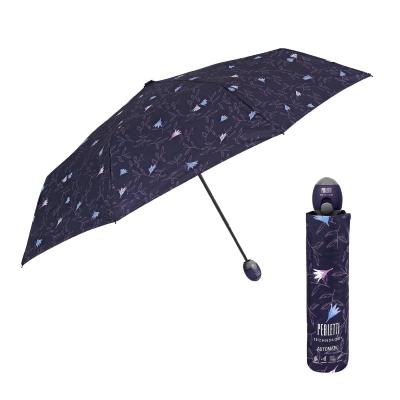 Mini Parapluie pliant pour femme - Système d'ouverture automatique - Floral