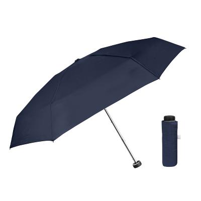 Mini Parapluie Pliant pour Femmes et Hommes - Ultra Léger et Compact - Bleu