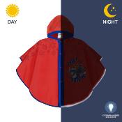 Poncho de pluie pour enfants de 3 à 6 ans - Rouge - Spiderman