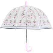 Parapluie enfant transparent -  Parapluie fille -  Poignée rose - Danseuses
