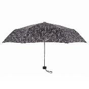 Parapluie Pliant Ultraléger et Compact pour Femme - Monochrome - Motif Polygonal