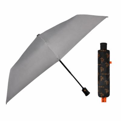 Parapluie pliant ultraléger pour femme - Ouverture et fermeture automatiques - Résistant au vent - Protection UV - Grey