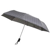 Parapluie pliant pour homme PIERRE CARDIN - Ouverture et fermetures automatiques - Résistant au vent - Carreaux gris