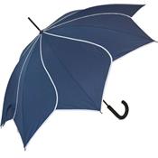 Parapluie long - Large 105 cm - Ouverture automatique - Bleu