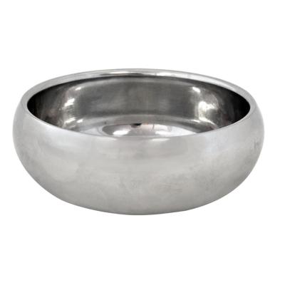 Duvoplus – Gamelle Brushed Smooth en acier inoxydable pour chiens et chats, idéale pour un usage quotidien hygiénique et élégant – 700ml – Ø16cm – Inox