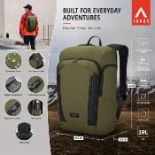 Sac à dos tout-terrain Annox - 29,5 x 15,5 x 46 cm - 19 L - Vert