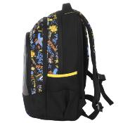 Sac à dos scolaire Annox NextGen - 30 x 20 x 43 cm - 26 L - Noir/Bleu néon