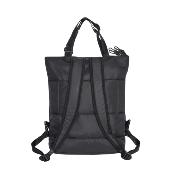 Sac à dos convertible pour femme - Léger et imperméable avec poche pour ordinateur portable jusqu'à 15" - Noir