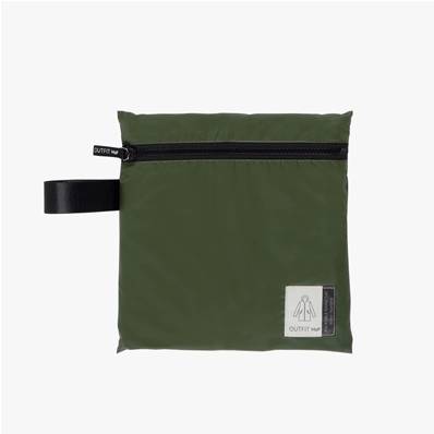 Imperméable pliable et imperméable avec pochette - Kaki botanique - Taille S
