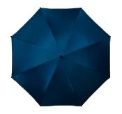 Parapluie long GOLF pour femme et Homme  - Ouverture manuelle - Large protection 102 cm - Noir avec bordure refléchissante