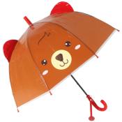 Parapluie cloche transparente fille - Ouverture automatique - Ours