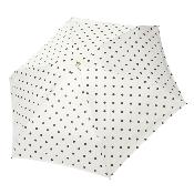 Mini Parapluie Pliant pour Femme - Parapluie cinq Plis - Ultra Léger et Compact - Motif à pois