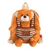 Sac à dos réversible Benji Bear pour enfants - Peluche amovible - Bretelles réglables et souples - Mini sac de voyage mignon - Taille unique