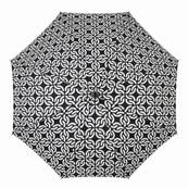 Parapluie long automatique - Poignée incurvée - Motif de nœud