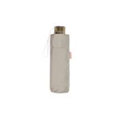 Parapluie pliant carré pour femmes - Grande toile de 102 cm - Résistant au vent - Adapté à 2 personnes - Beige clair