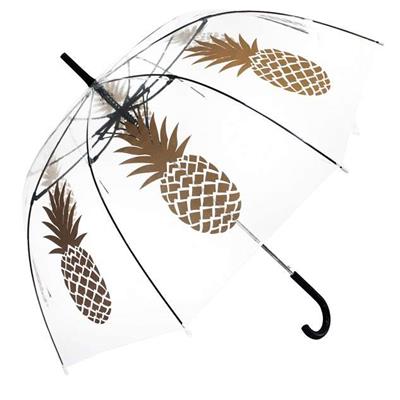 Parapluie Cloche - Design Anglais - Ouverture automatique - Ananas dorés