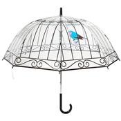 Parapluie cloche - Paraplue Transparent - Ouverture Automatique - Imprimé Cage à oiseaux