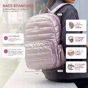 Sac à dos Annox Airpack Schooling - 31 x 14 x 46 cm - 22 L - Rose