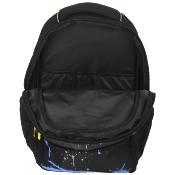 Sac à dos scolaire Annox NextGen - 30 x 20 x 43 cm - 26 L - Noir/Bleu néon