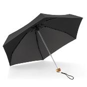 Mini parapluie pliant pour femme - Parapluie plat cinq plis - Ultra léger et compact - Protection UV - Noir