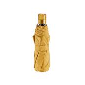 Parapluie pliant carré pour femmes - Grande toile de 102 cm - Résistant au vent - Adapté à 2 personnes - Moutarde jaune