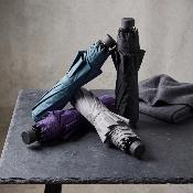 Parapluie pliant ultraléger et slim pour femmes - Résistant au vent - Avec protection UV - Violet