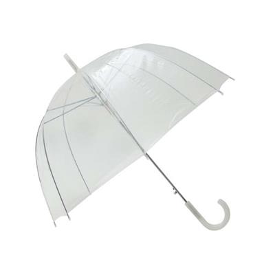 Parapluie femme - droit - transparent