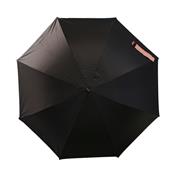Parapluie droit pour femme - Parapluie à ouverture Automatique - Noir avec intérieur rose